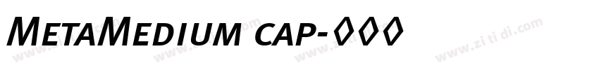 MetaMedium cap字体转换 MetaMedium cap字体转换